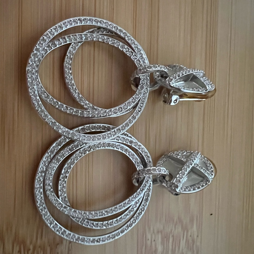 Swarovski Crystal & Clip Earrings Jeweler’s Collection